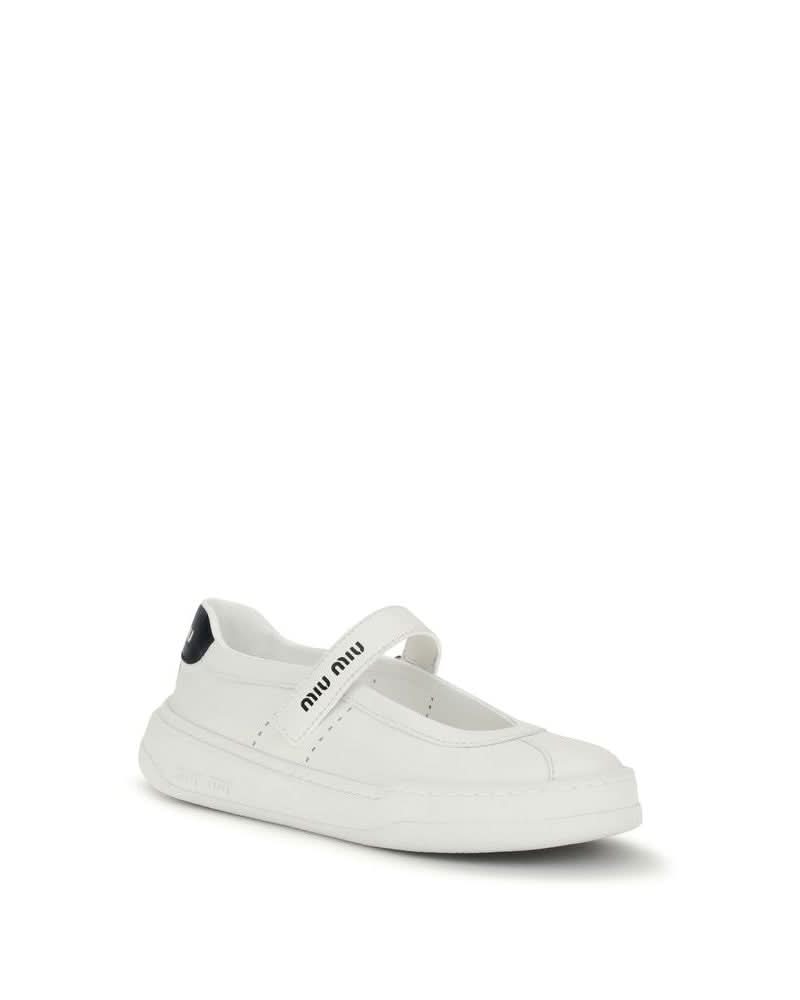 Miu Miu White Ballet Flats Glam Steals