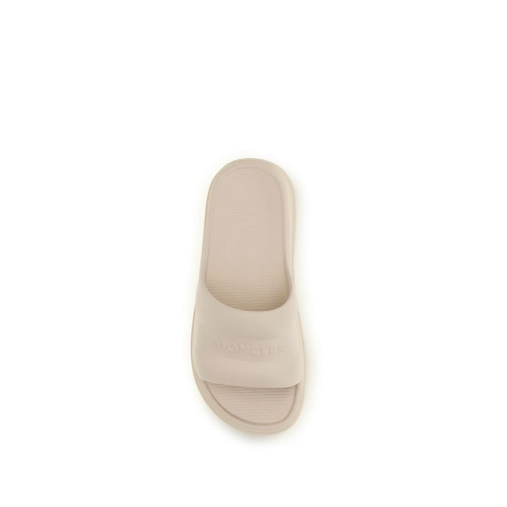 Moncler Beige Rubber Sandals Glam Steals