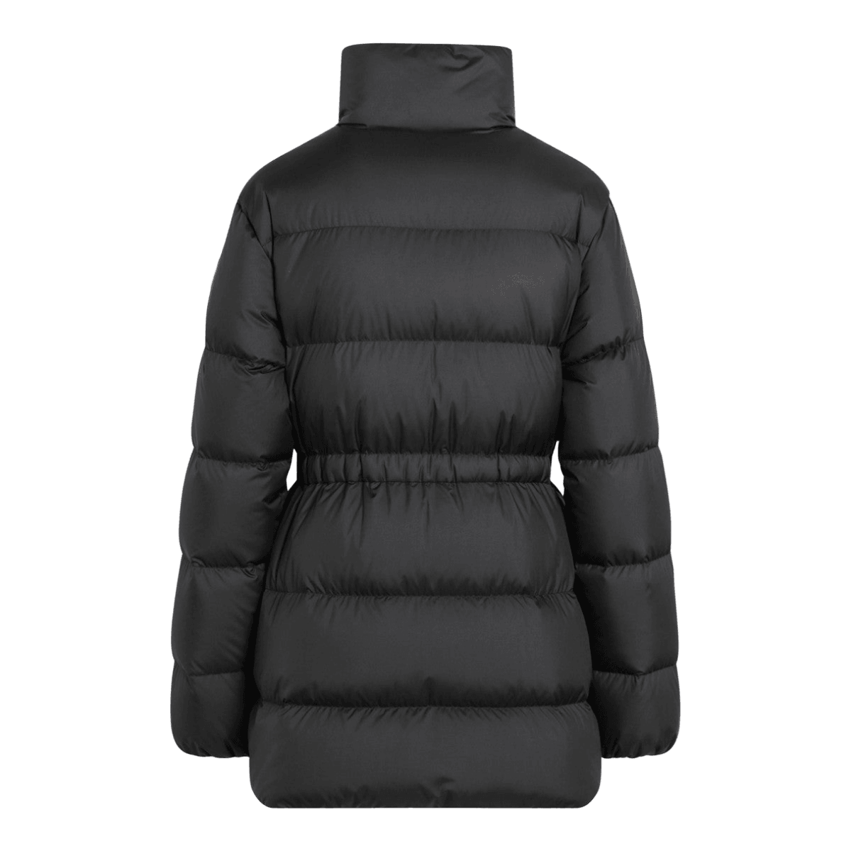 Moncler Black Brossette Down Jacket Zip Glam Steals