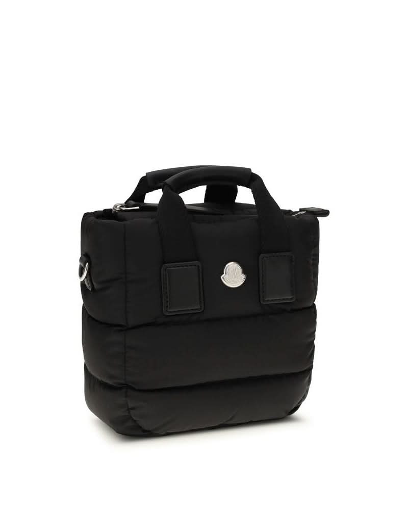 Moncler Black Goose Down Shoulder Bag