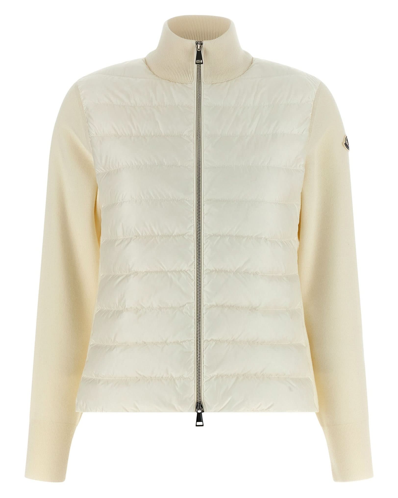 Moncler Two-material Cardigan Glam Steals