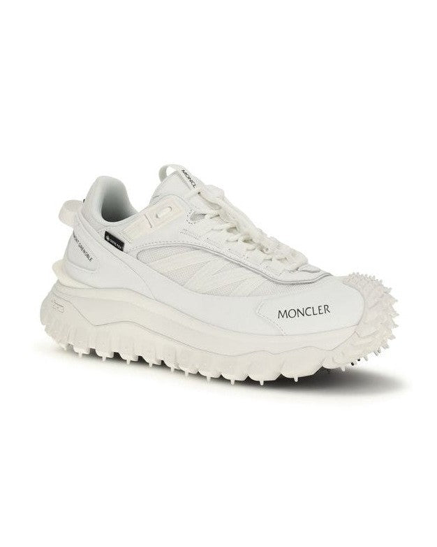 Moncler White Polyamide Athletic Sneakers Glam Steals