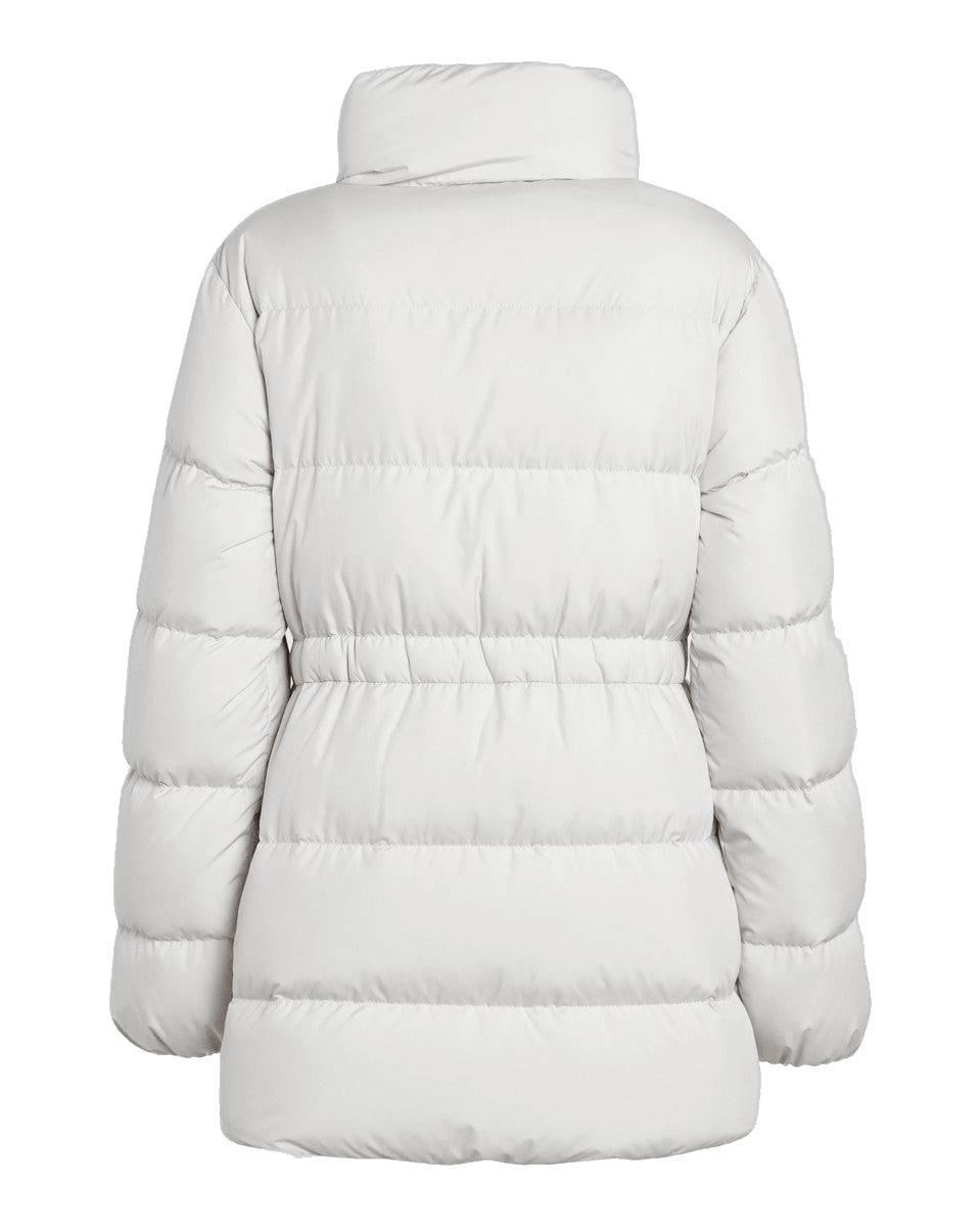 Moncler Zip White Up Down Jacket Glam Steals