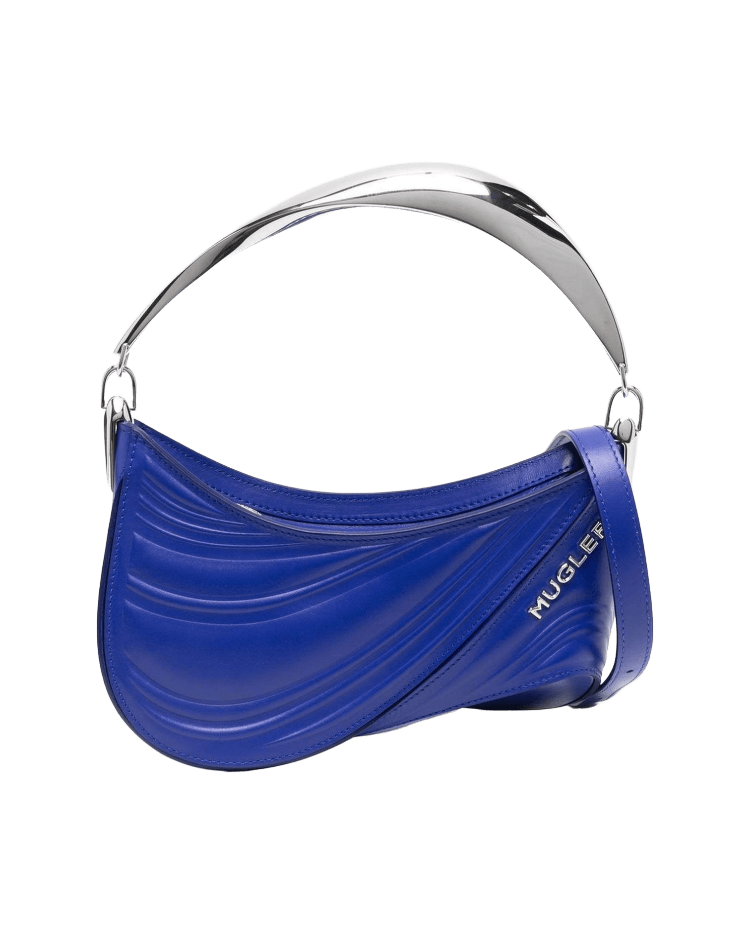 Mugler Small Spiral Curve 01 Embossed Tote Bag Glam Steals