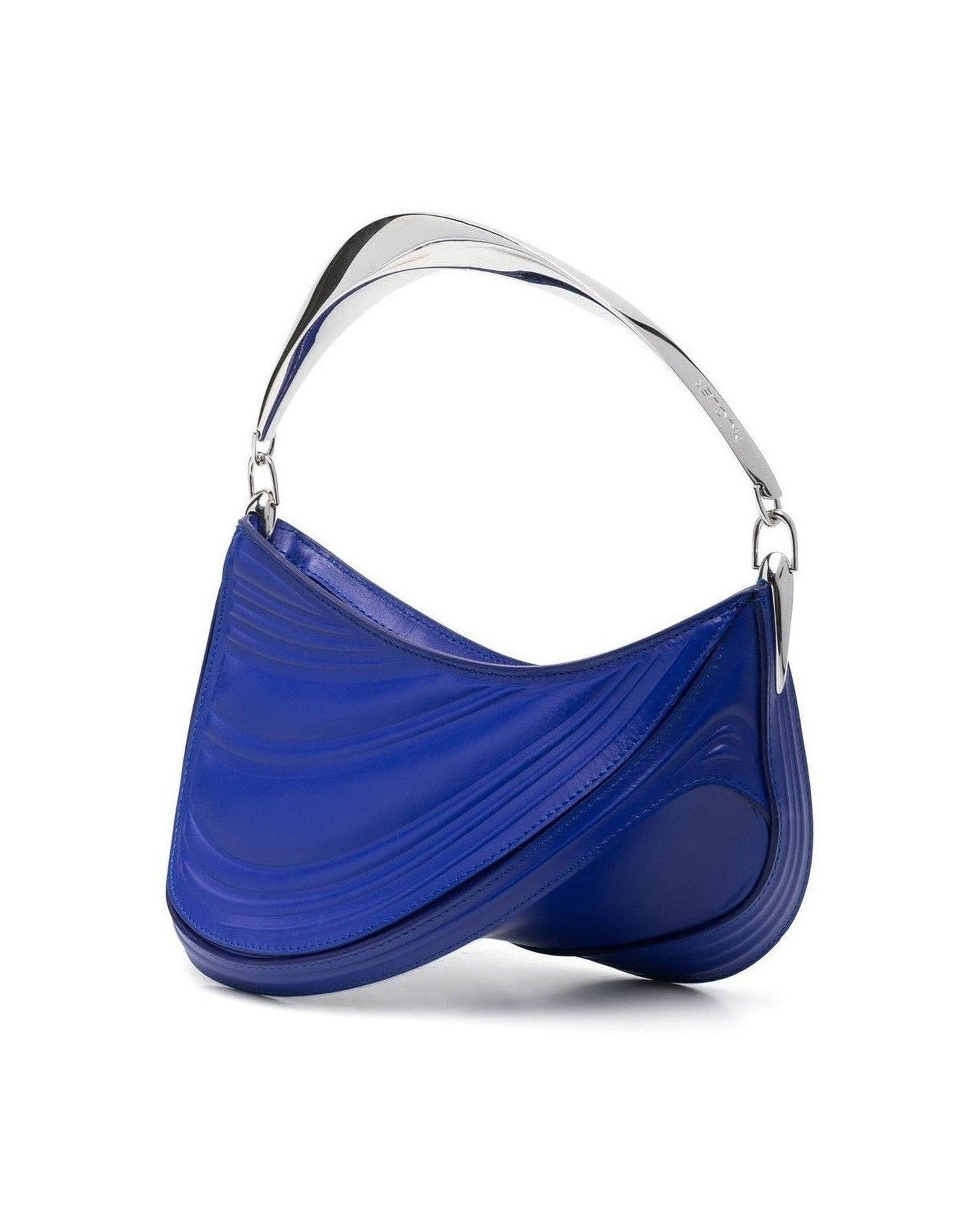 Mugler Small Spiral Curve 01 Embossed Tote Bag Glam Steals