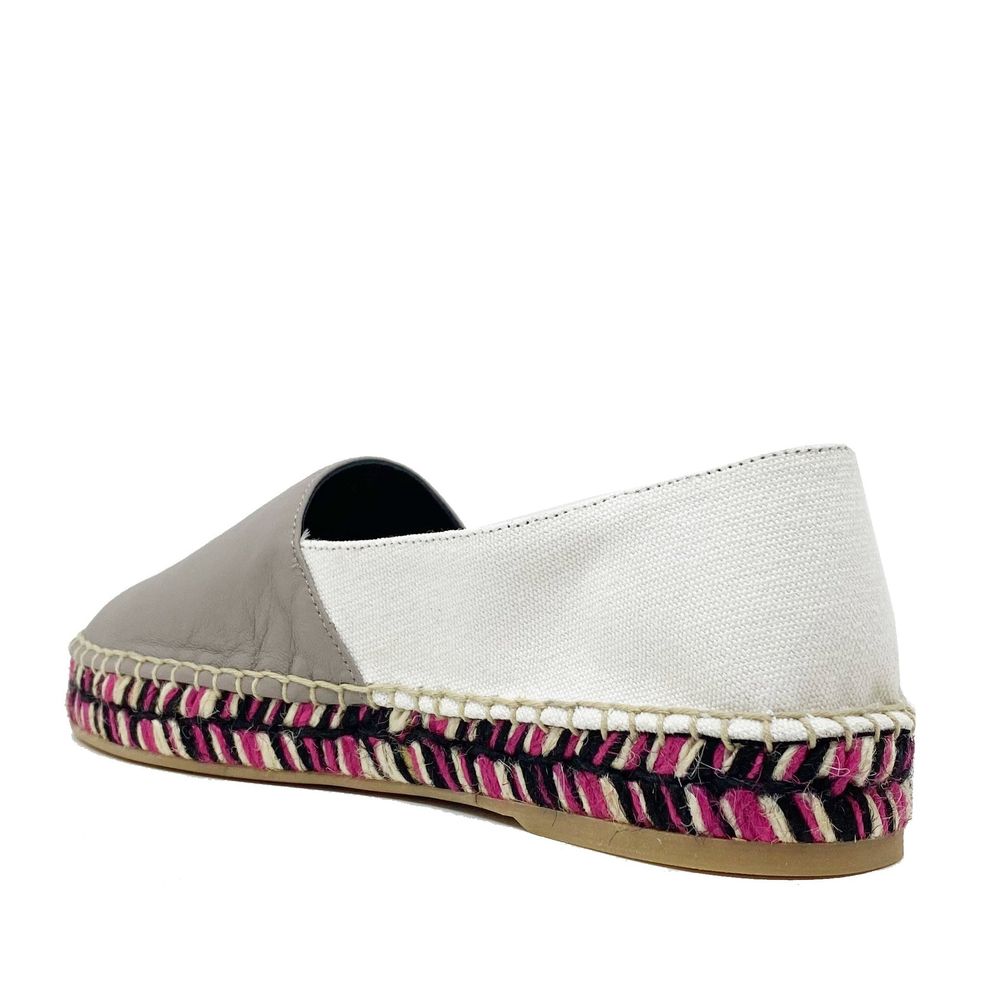 Off-White Leather Espadrilles Glam Steals