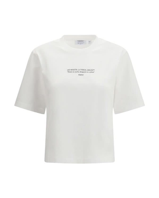 Off-White Cotton White T-Shirt