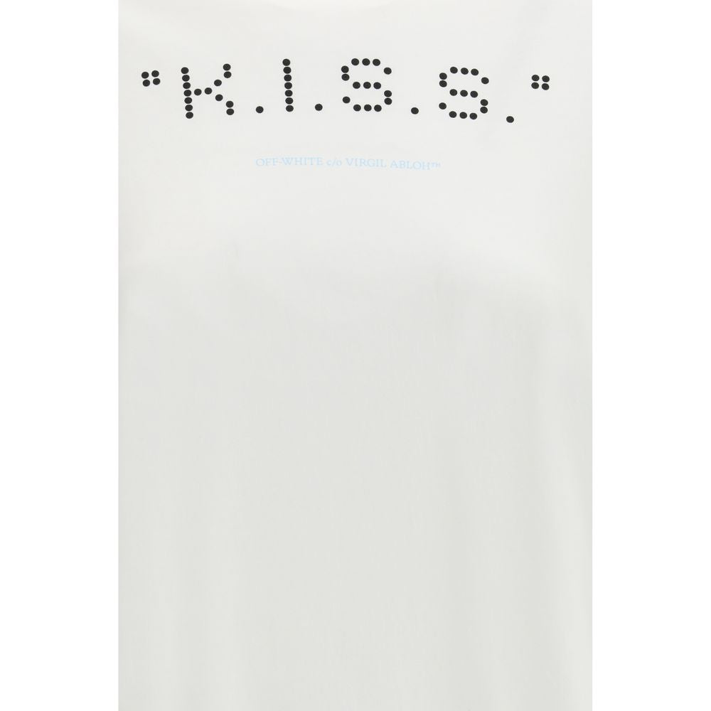 Off-white Cotton White T-shirt Glam Steals