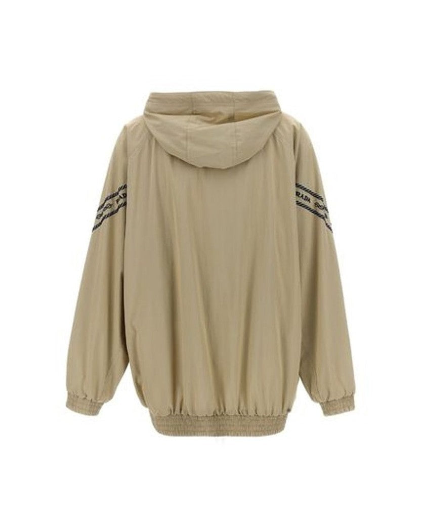 Prada Beige Cotton Shell Jacket Glam Steals