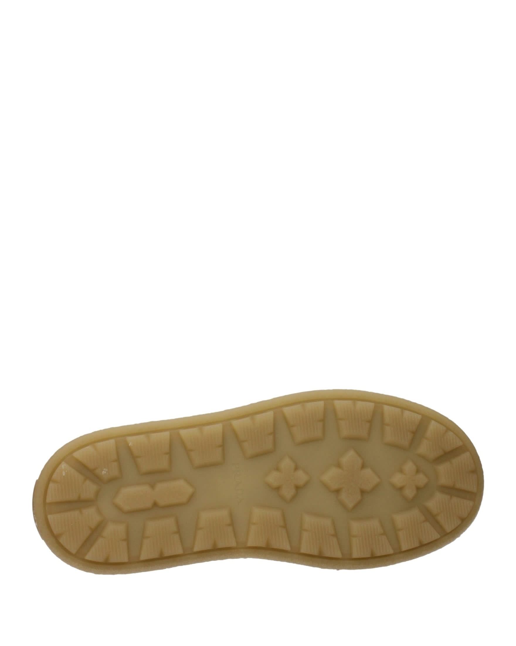Prada Beige Leather Platform Loafers