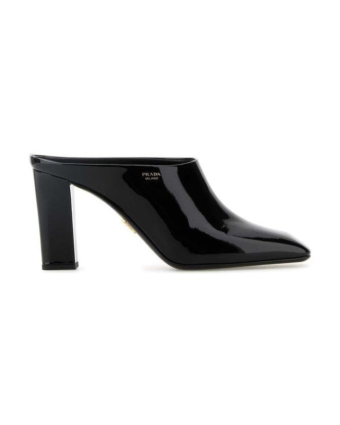 Prada Black Calfskin Mules Glam Steals