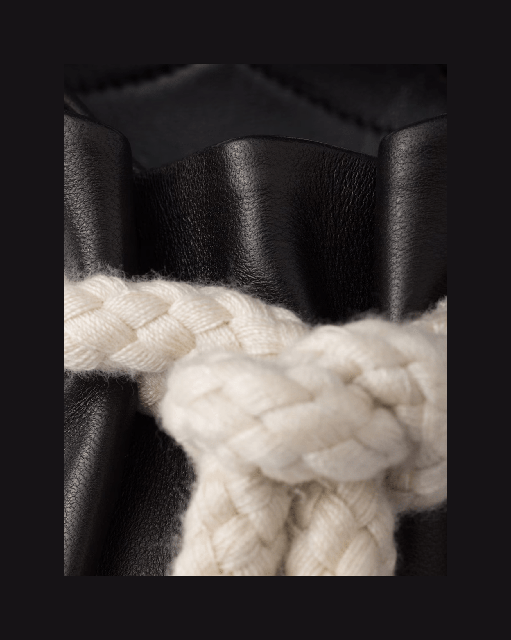 Prada Black Leather Nappa Rope Detail Sandals Glam Steals