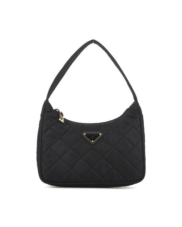 Prada Black Nylon Shoulder Bag Glam Steals