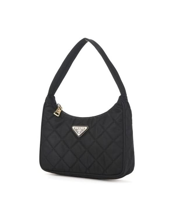 Prada Black Nylon Shoulder Bag