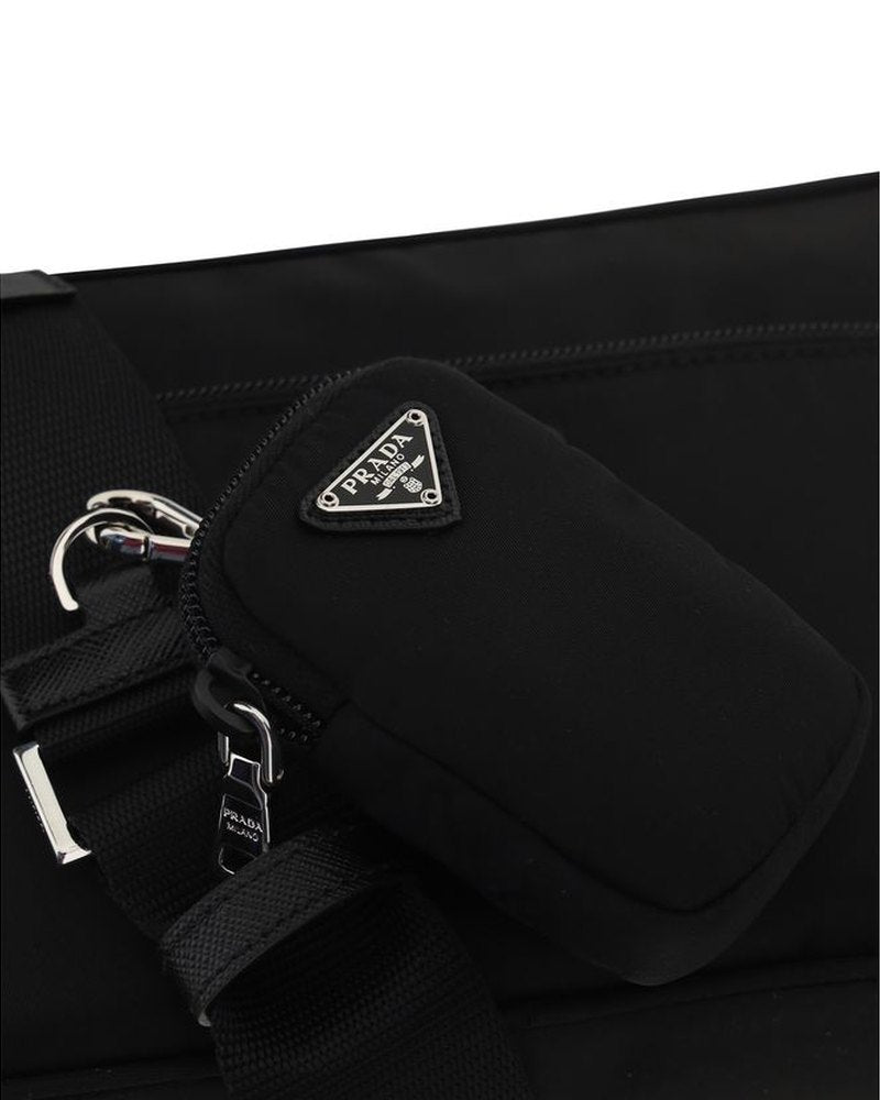Prada Black Nylon Shoulder Bag