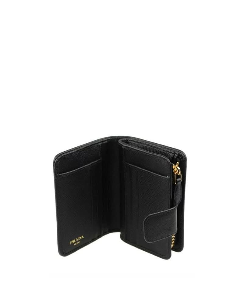 Prada Black Nylon Wallet