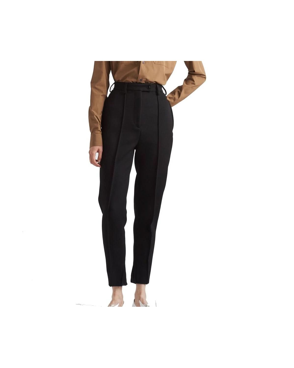 Prada Black Virgin Wool Pant Jeans