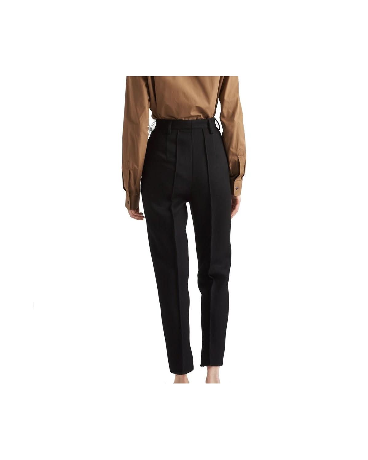 Prada Black Virgin Wool Pant Jeans