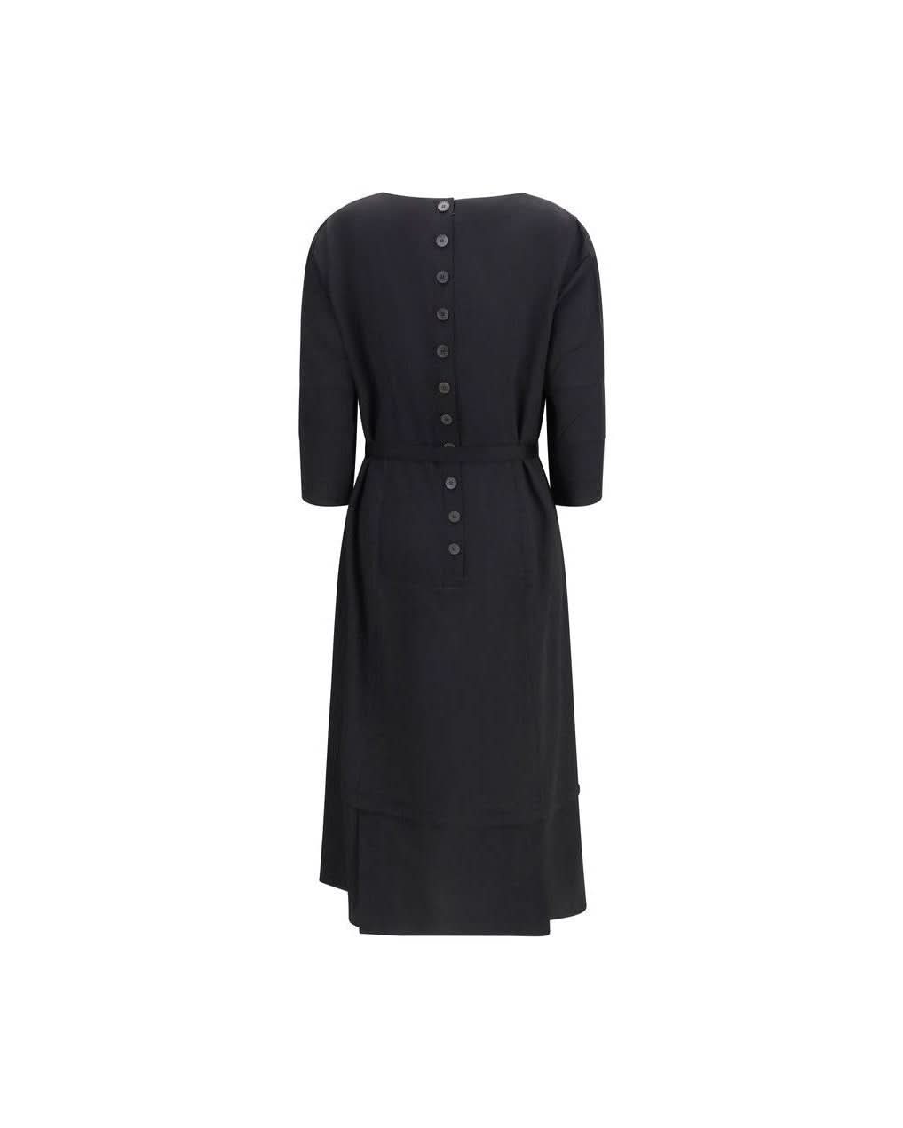 Prada Black Wool Casual Dress