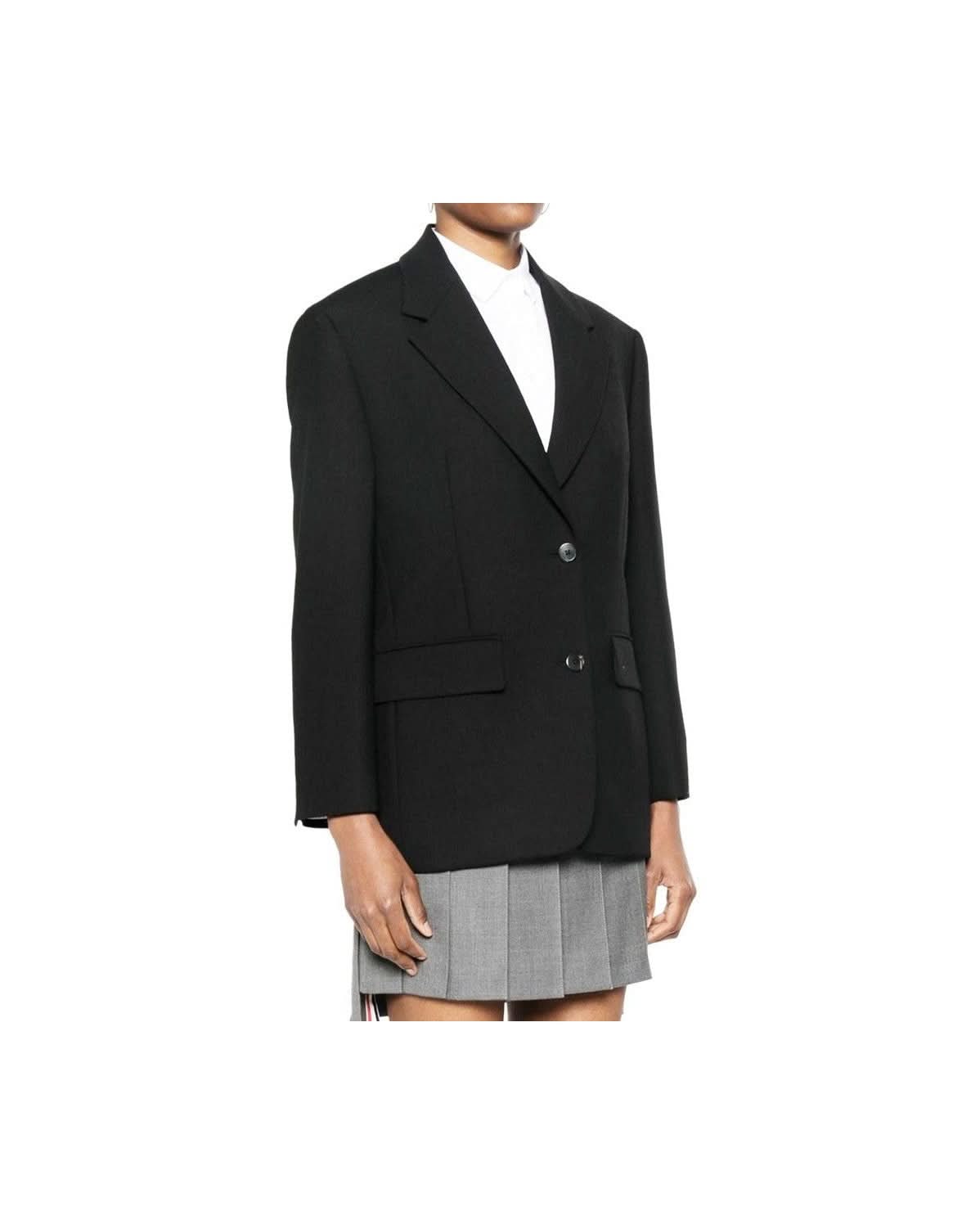 Prada Black Wool Virgin Blazer Glam Steals
