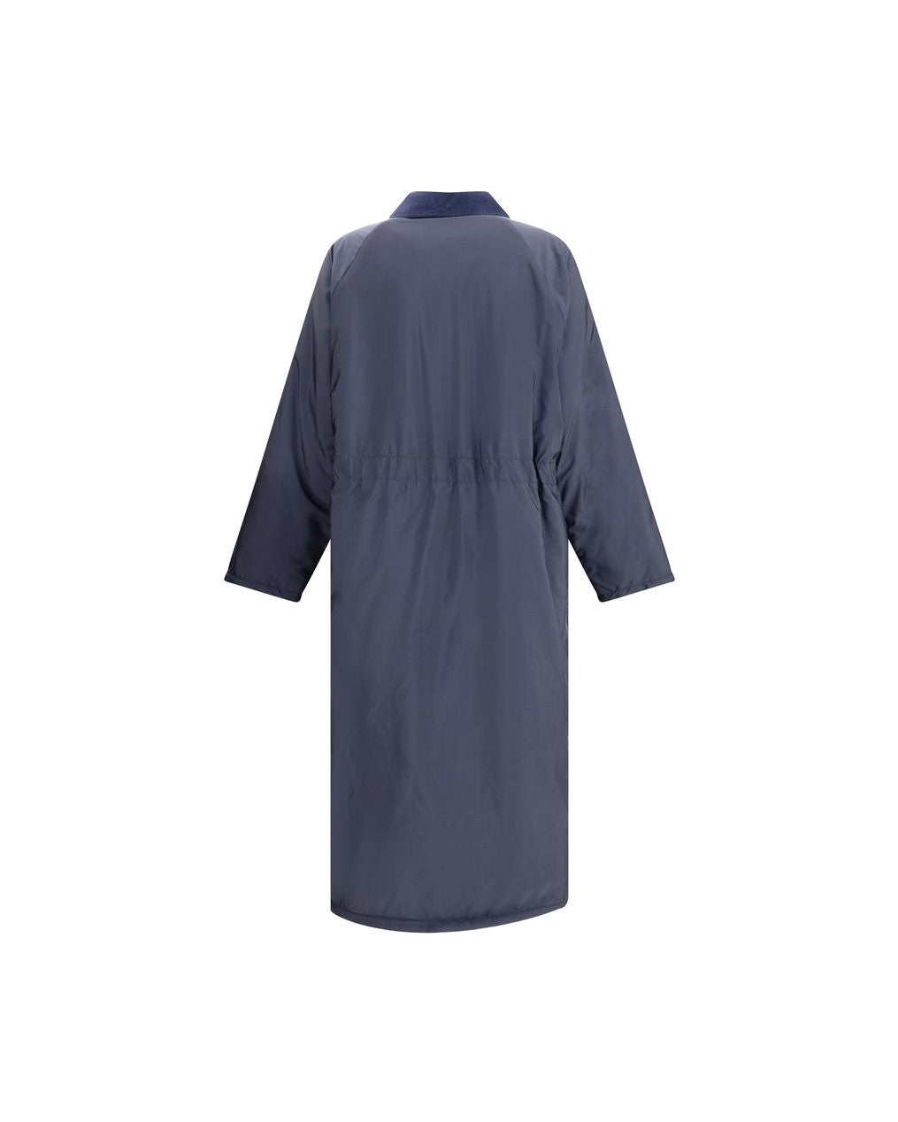 Prada Blue Recycled Polyamide Coat Glam Steals