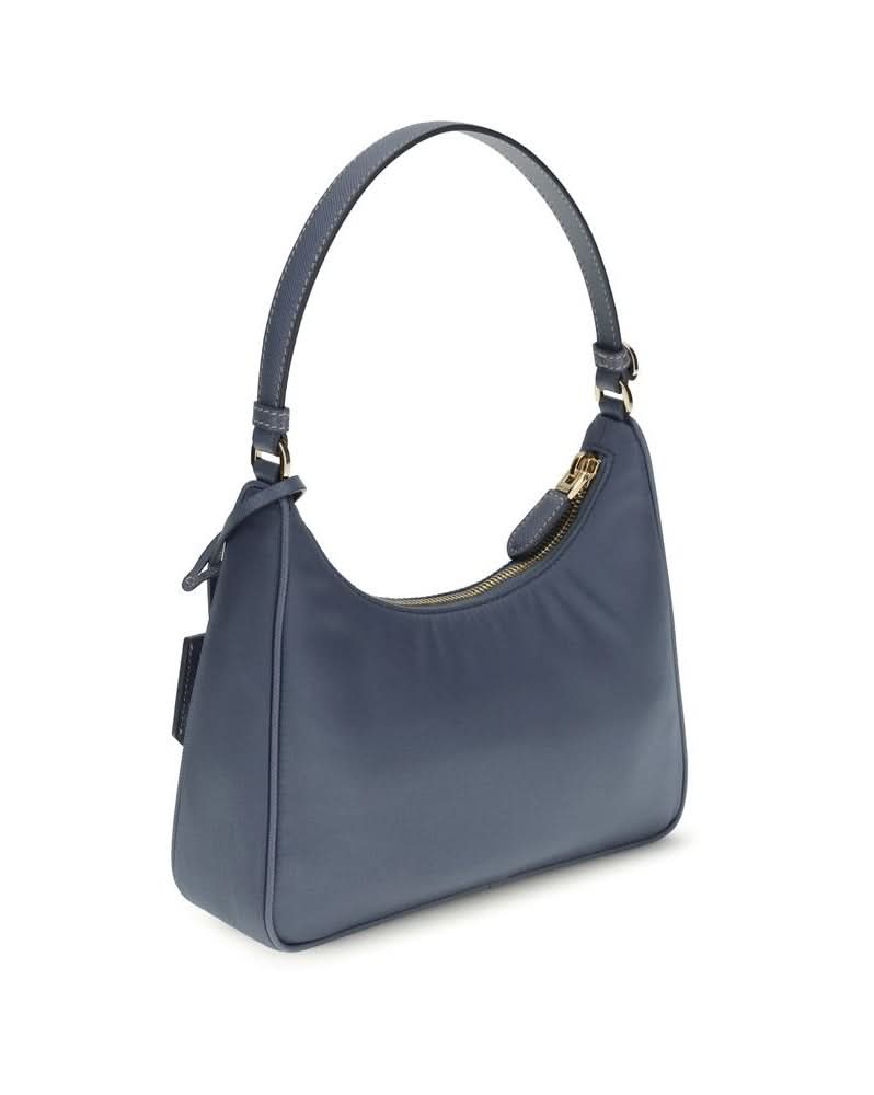Prada Blue Recycled Polyamide Shoulder Bag
