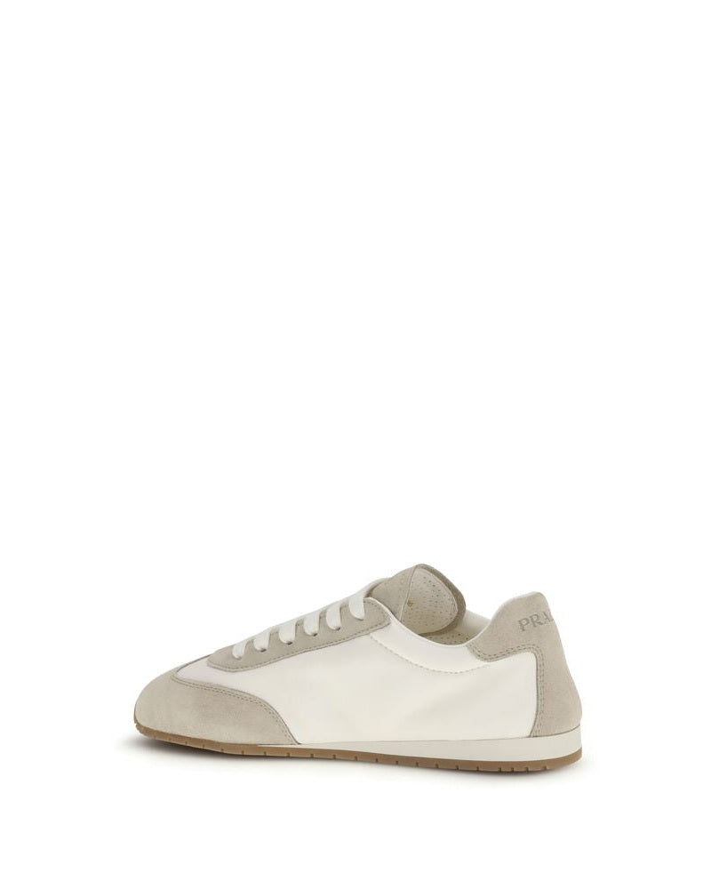 Prada Cream Lamb Ovis Aries Low Top Sneakers Glam Steals