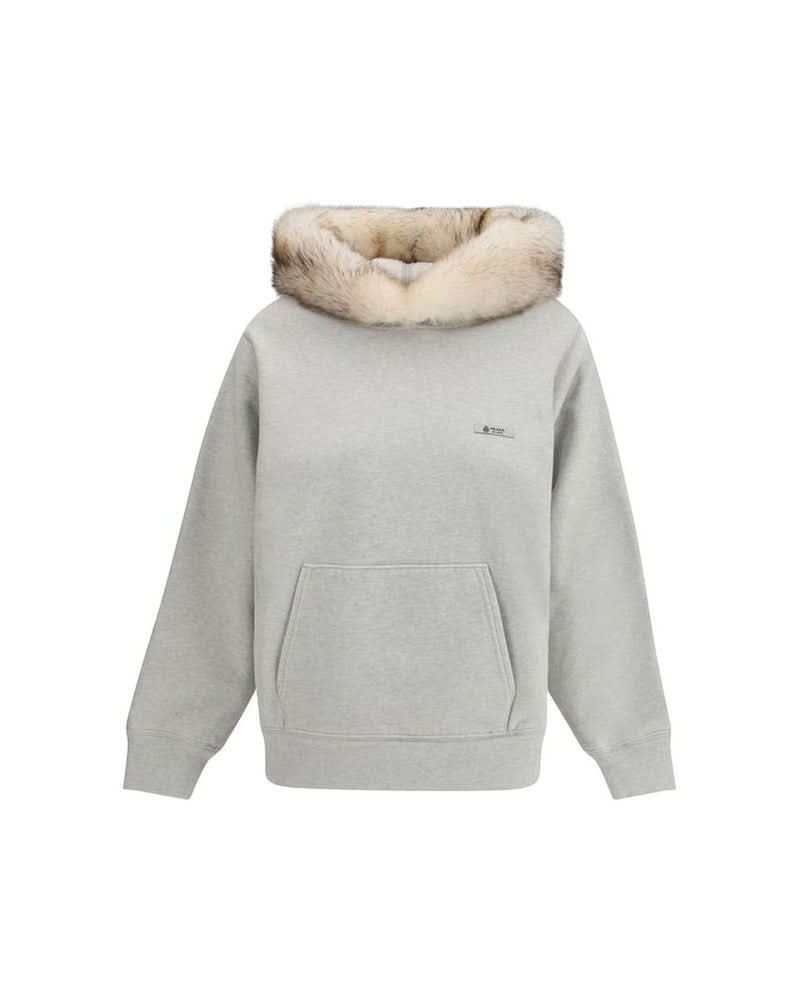 Prada Gray Cotton Sweatshirt