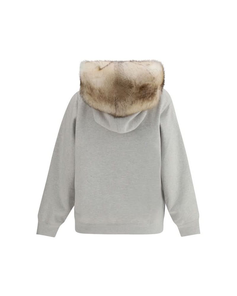 Prada Gray Cotton Sweatshirt