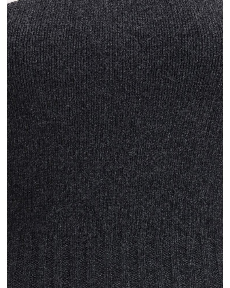 Prada Gray Wool Fleece Top Glam Steals