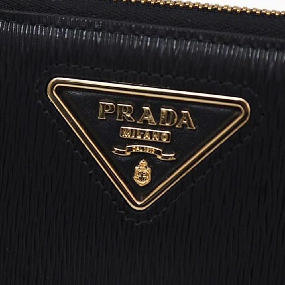 Prada Leather Logo Wallet Glam Steals