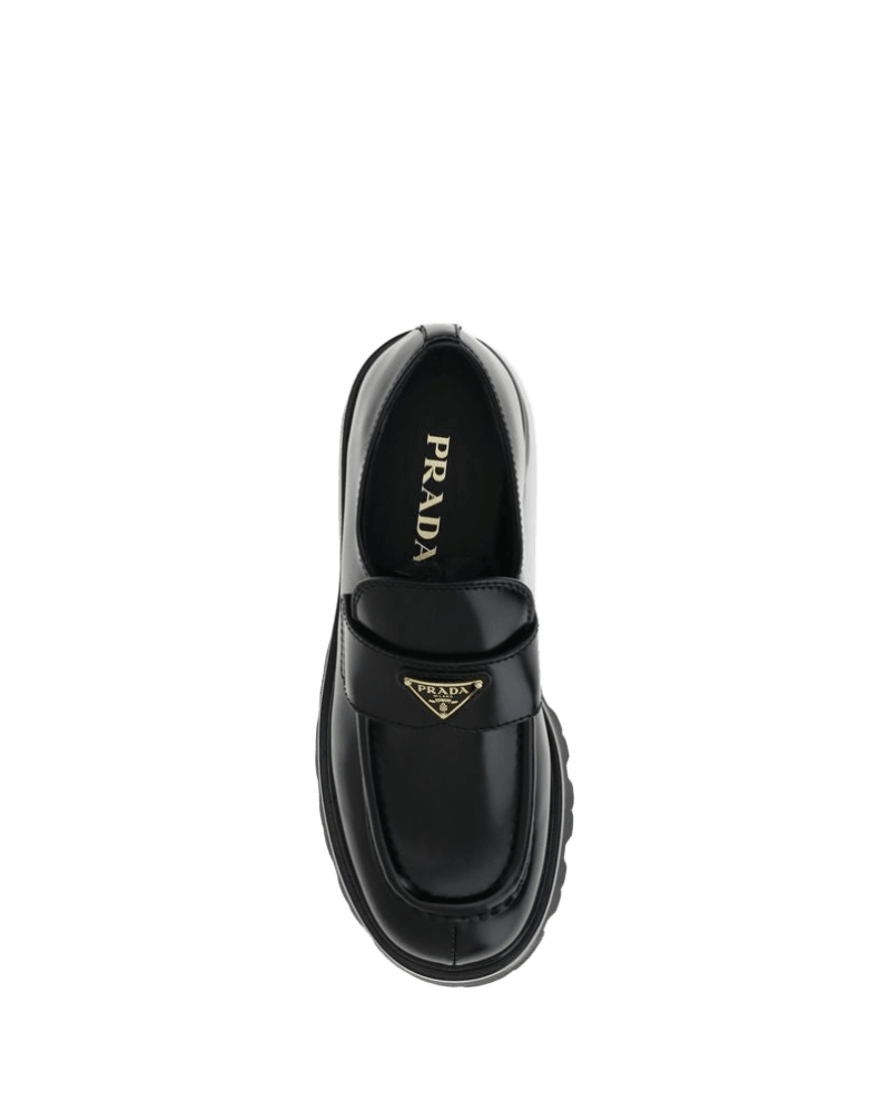Prada Leather Monolith Loafers Glam Steals