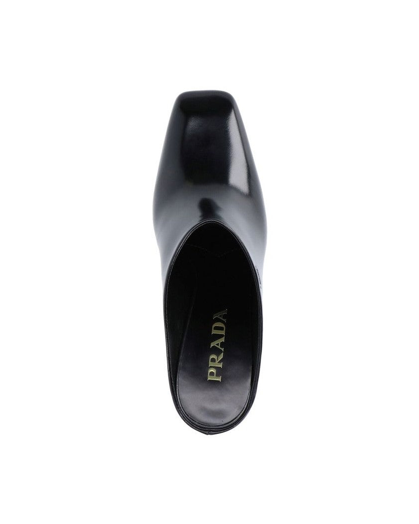 Prada Leather Mules 85mm Glam Steals