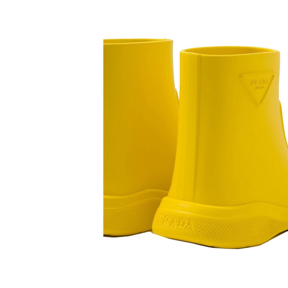 Prada Logo Rubber Boots Glam Steals
