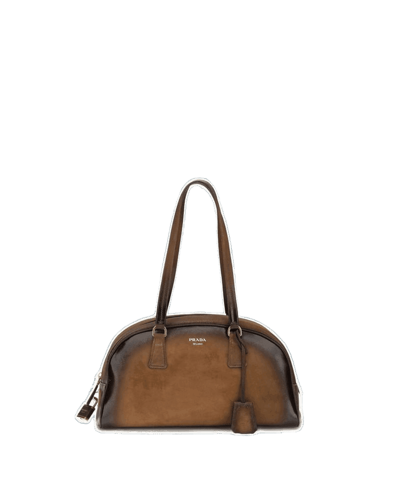 Prada Multicolor Calf Leather Bos Taurus Handbag Glam Steals