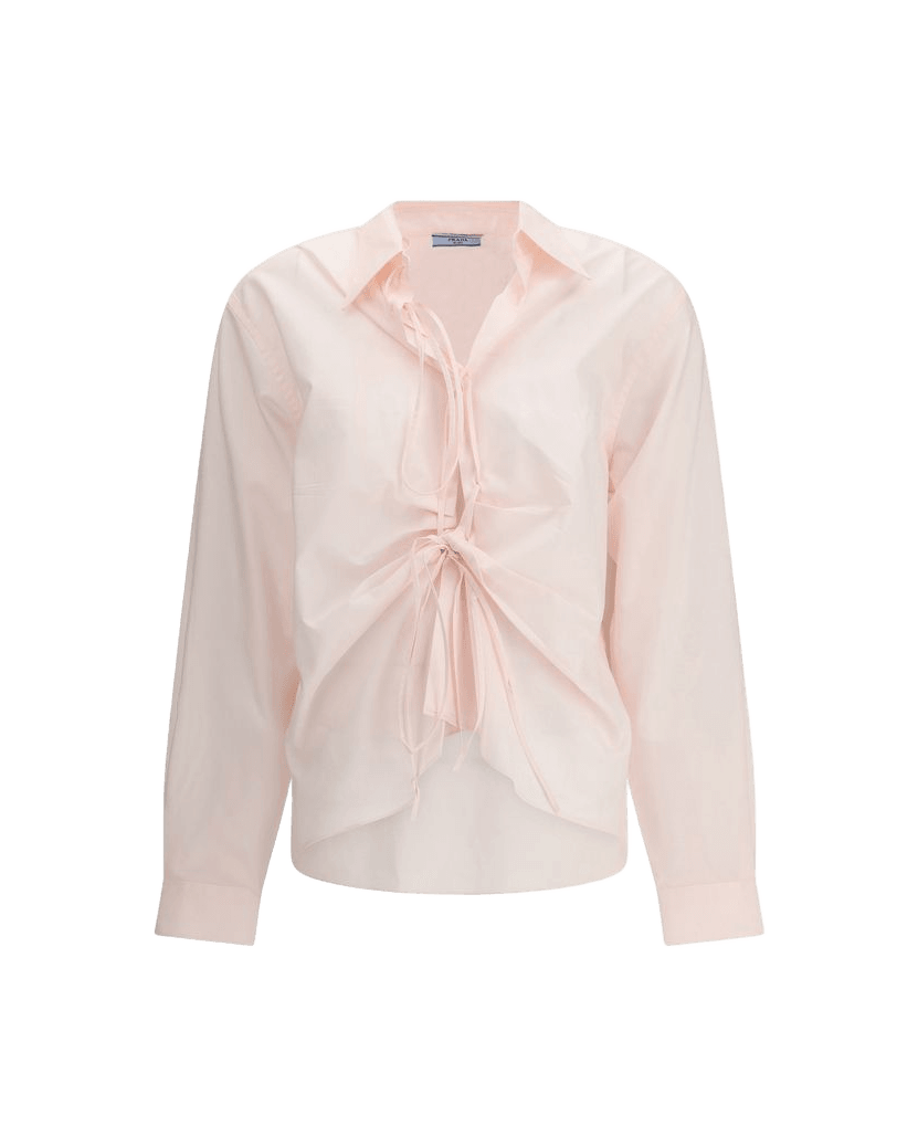 Prada Multicolor Cotton Blouse Glam Steals