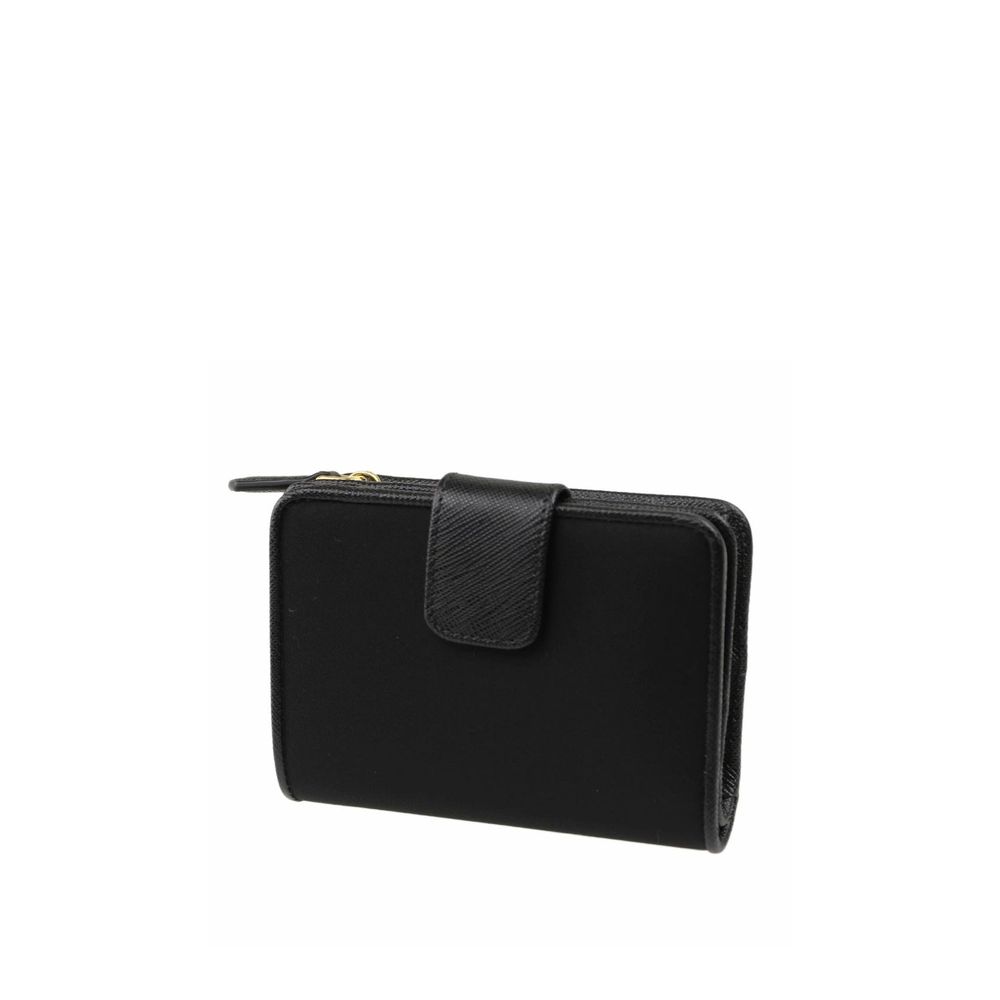 Prada Nylon And Leather French Wallet Glam Steals
