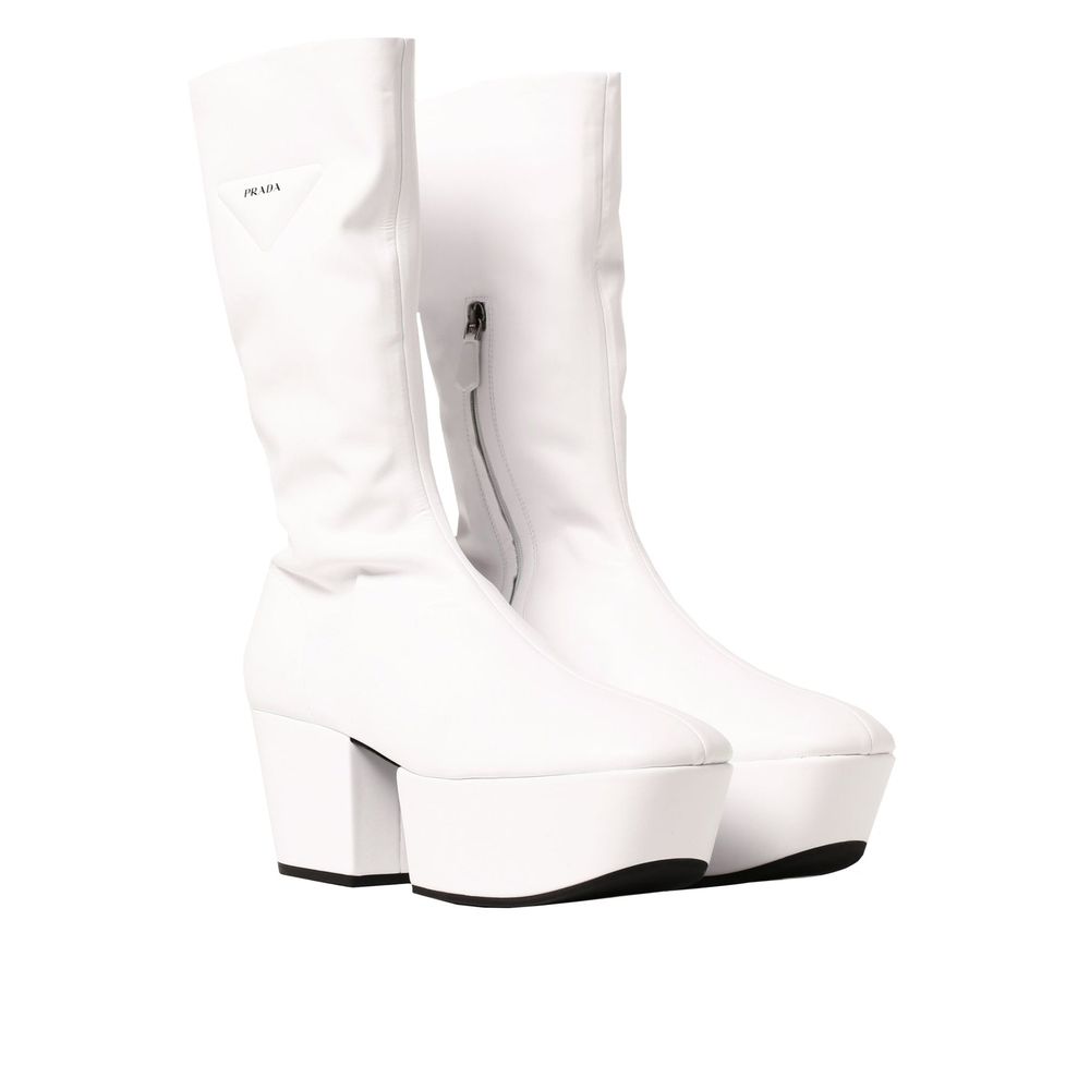 Prada White Polyethylene Boots Boots