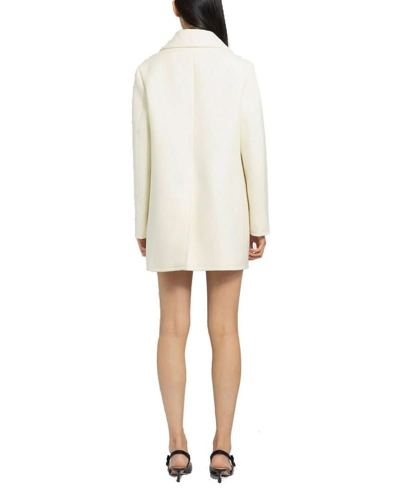 Prada White Wool Coat Glam Steals