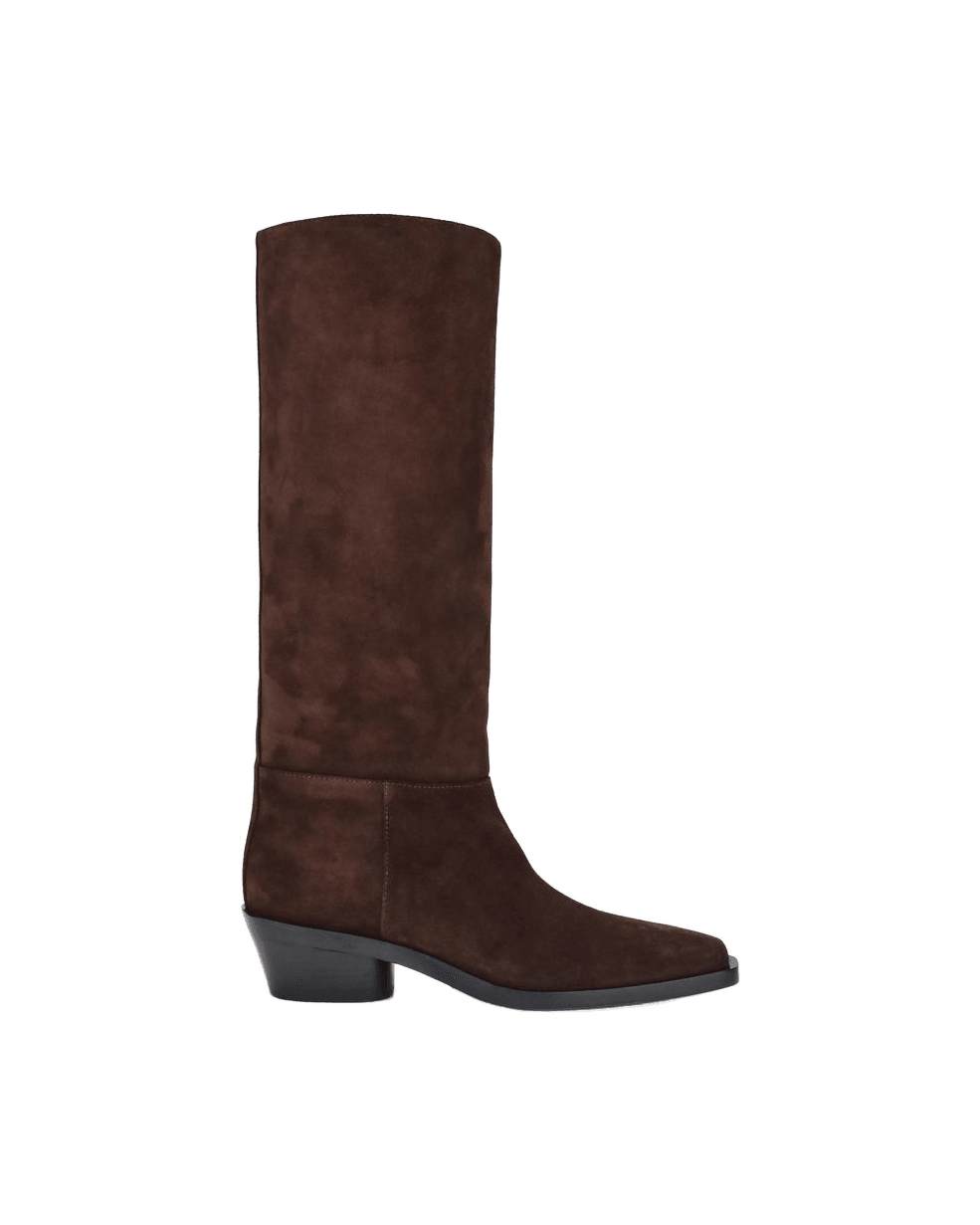 Proenza Schouler Brown Calf Leather Bos Taurus Ankle Boots Boots