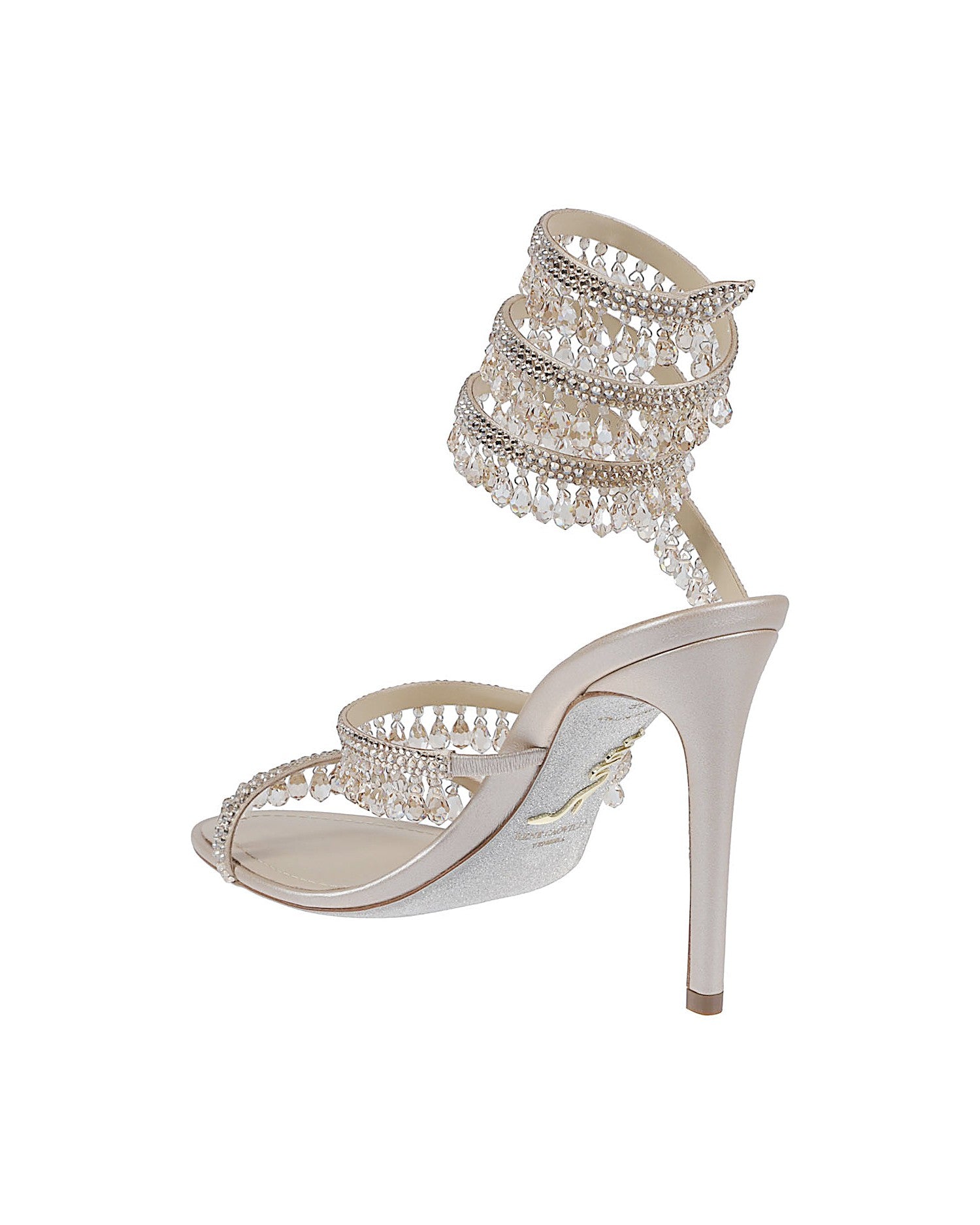 René Caovilla Beige Sandals Glam Steals