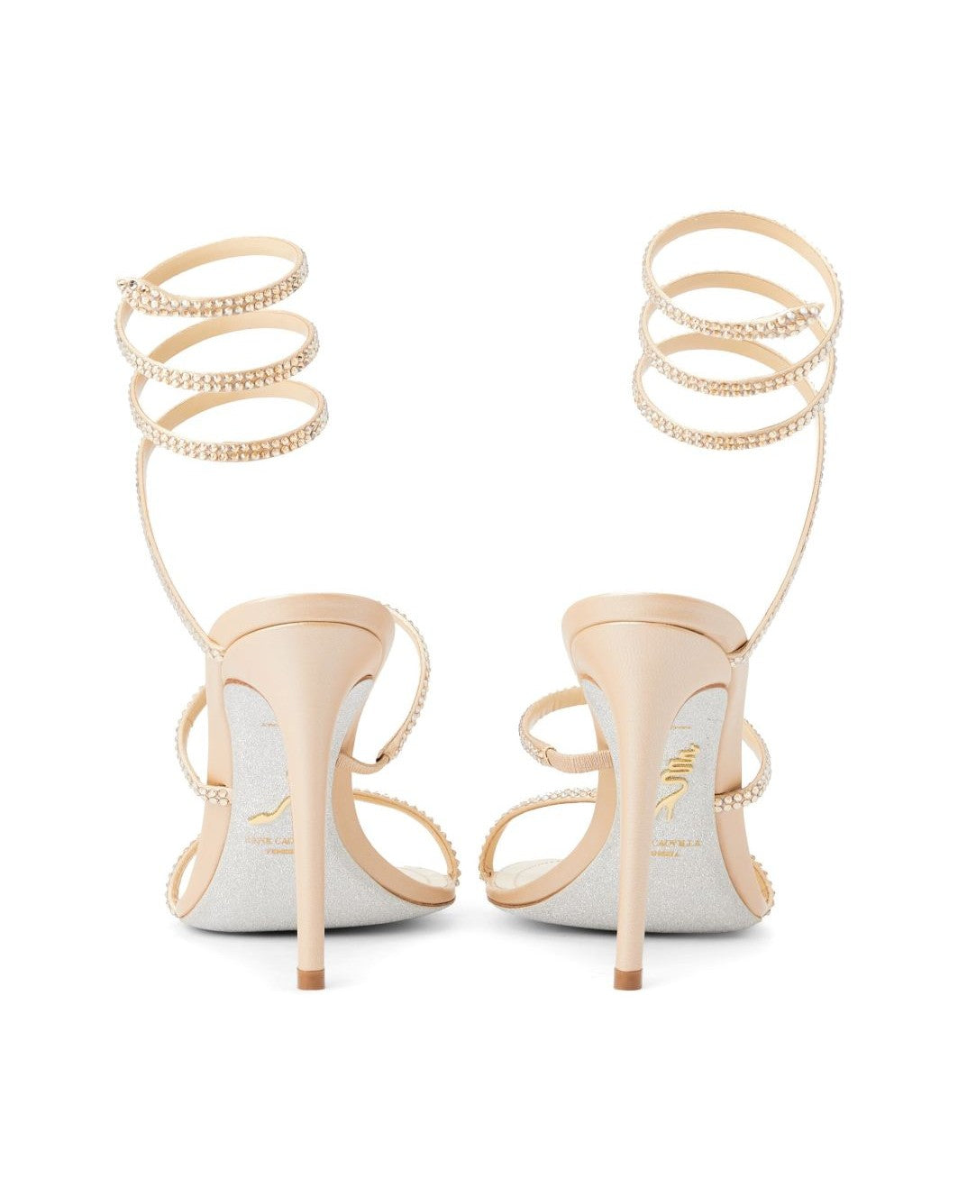 René Caovilla Beige Sandals Glam Steals