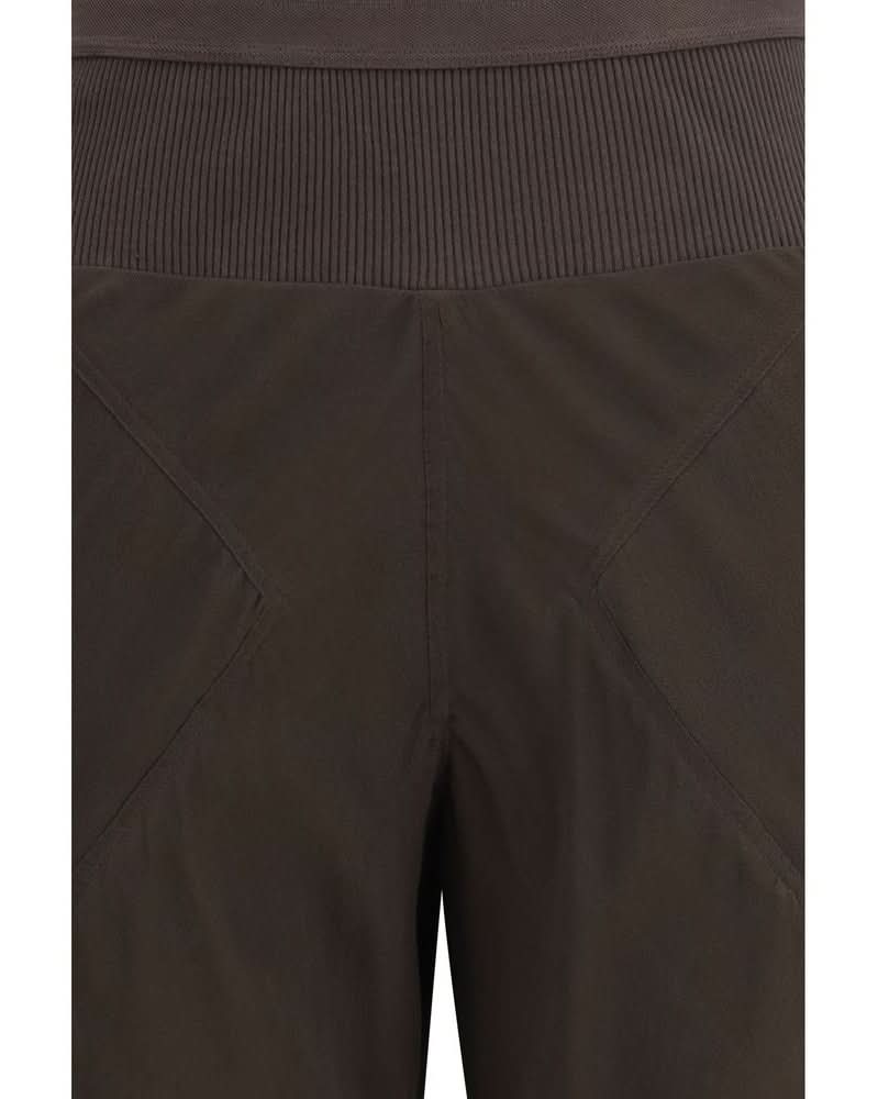 Rick Owens Brown Silk Casual Pant Glam Steals