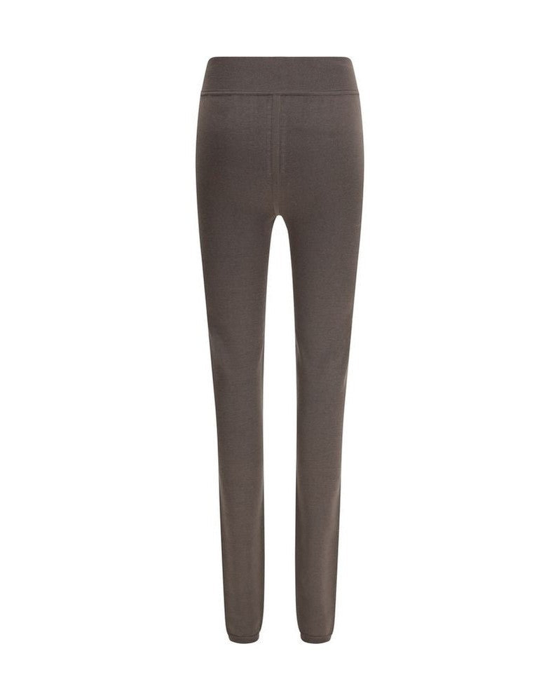 Rick Owens Gray Wool Fleece Leggings Glam Steals
