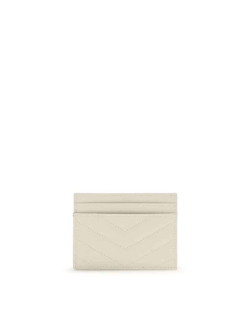 Saint Laurent Beige Calf Leather Bos Taurus Wallet