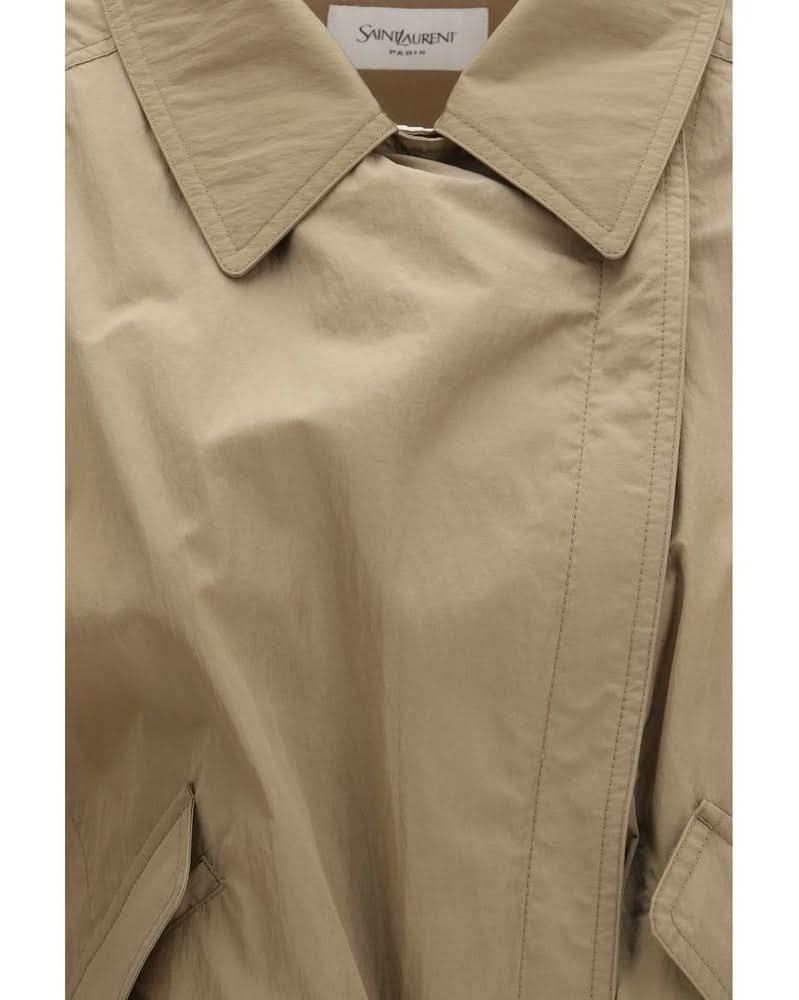 Saint Laurent Beige Polyamide Clothing Glam Steals