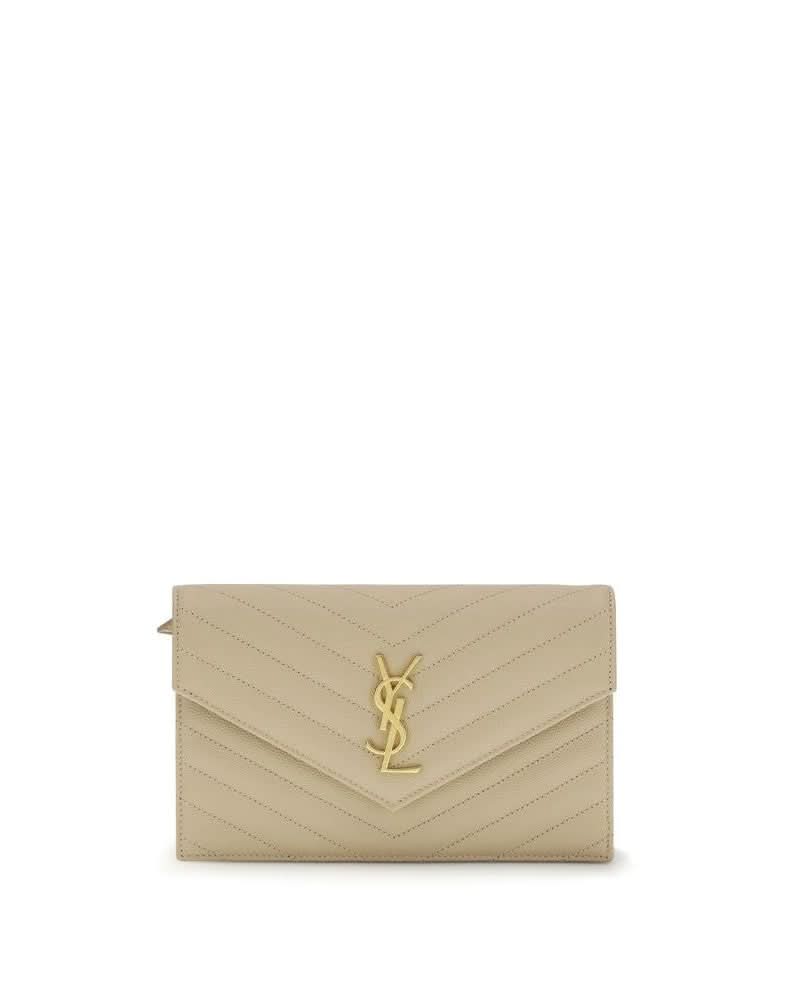 Saint Laurent Beige Shoulder Bag Glam Steals