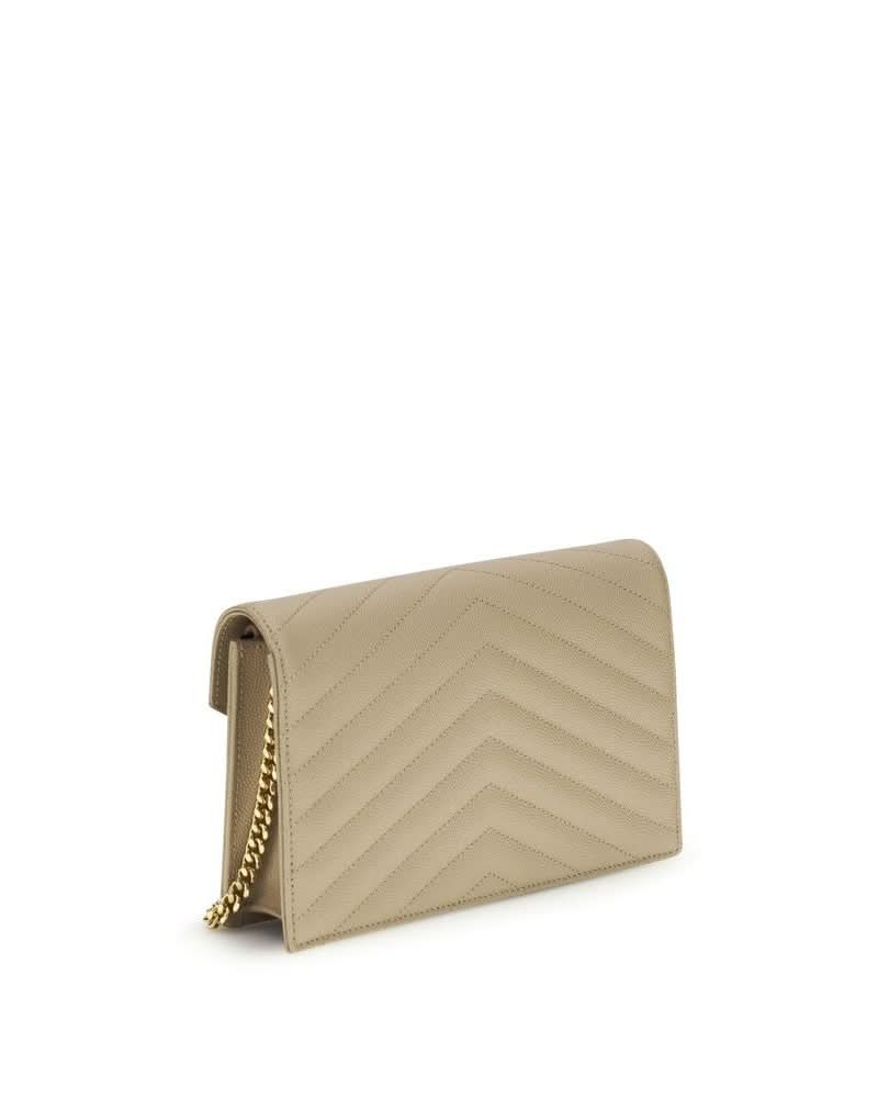 Saint Laurent Beige Shoulder Bag Glam Steals