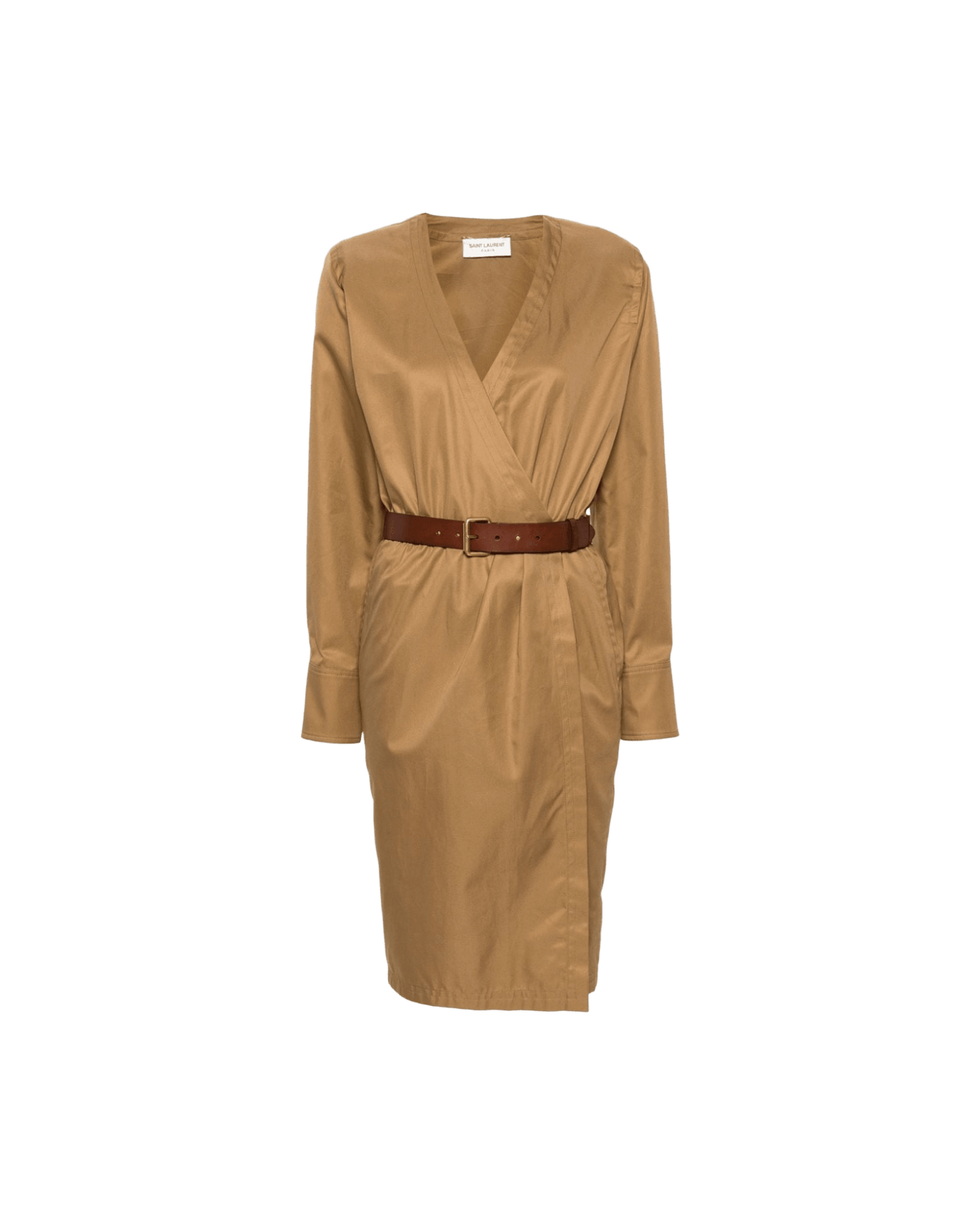 Saint Laurent Belted Dress Glam Steals