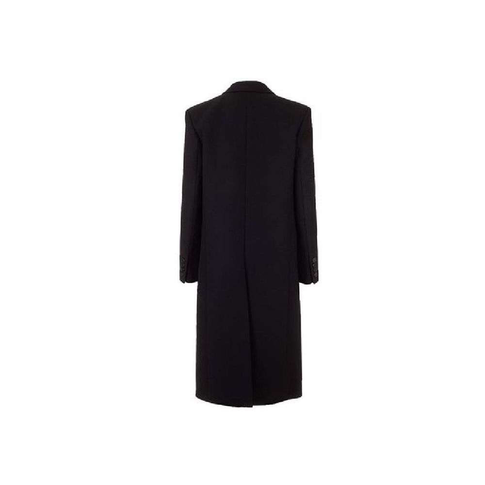 Saint Laurent Black Acetate Coat Glam Steals